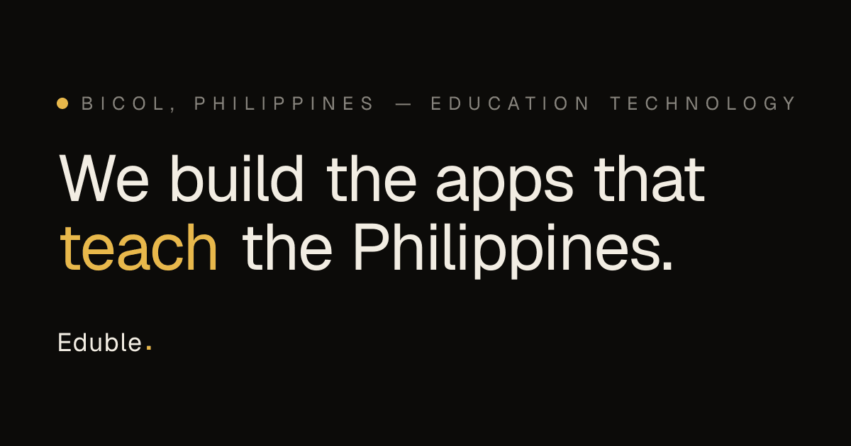 Eduble Startup Inc. preview